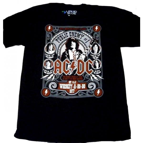 AC/DC「PUBLIC ENEMY」Tシャツ