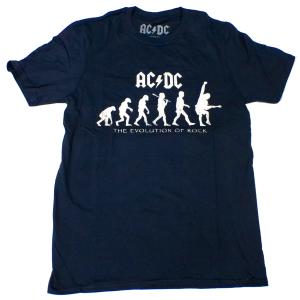 【AC/DC】エーシーディーシー「THE EVOLUTION OF ROCK NAVY」Tシャツ