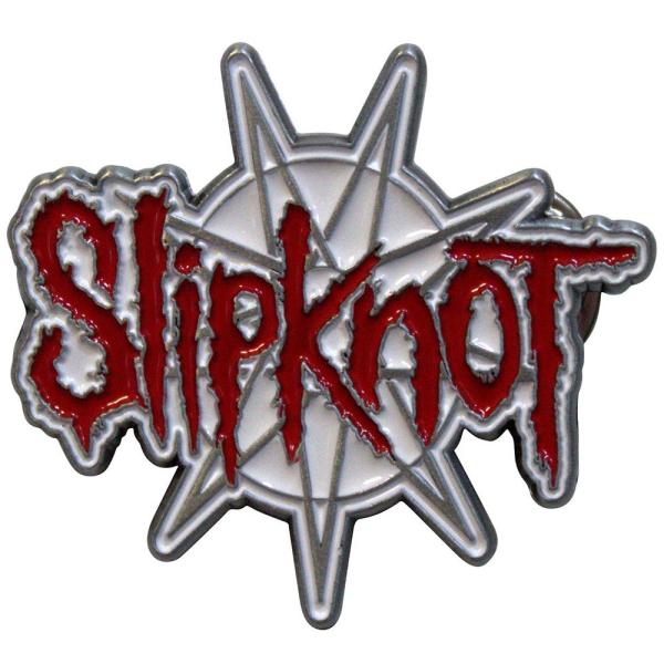 【SLIPKNOT】スリップノット「9 POINT STAR」メタルピンバッジ
