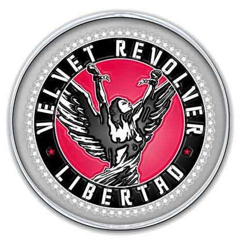 【VELVET REVOLVER】ヴェルベット リボルバー「LIBERTAD」メタルピンバッジ