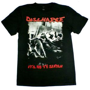 【DISCHARGE】ディスチャージ「IT'S NO TV SKETCH 」 Tシャツ｜no-remorse