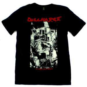 【DISCHARGE】ディスチャージ「IN THE COLD NIGHT」 Tシャツ｜no-remorse