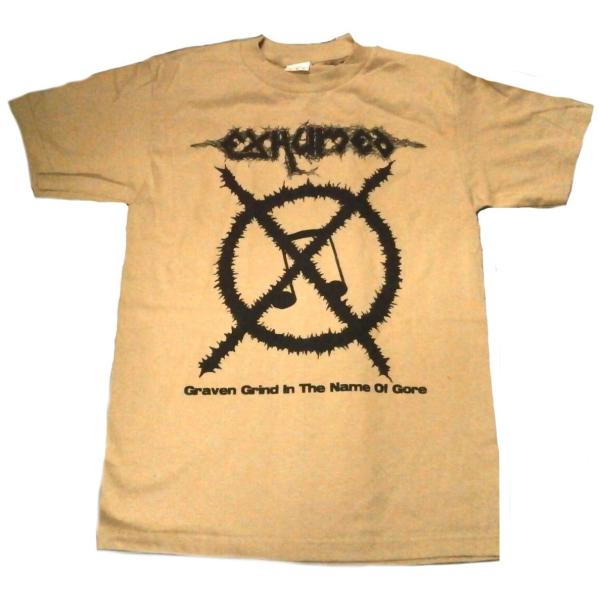 EXHUMED「CARCASS GRINDER-SAND」Tシャツ