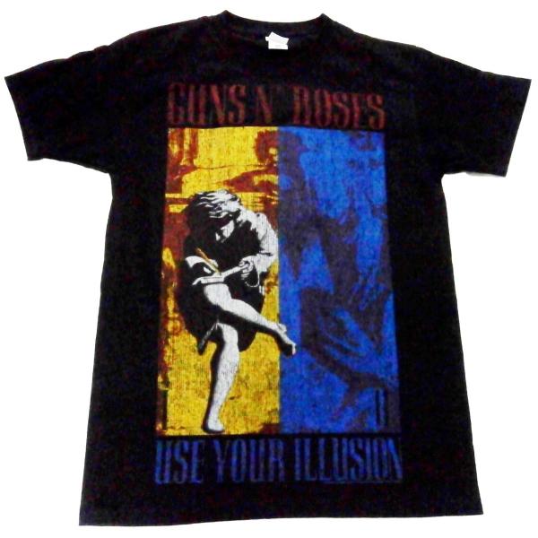 【GUNS&amp;ROSES】ガンズ アンド ローゼズ「USE YOUR ILLUSION」Tシャツ