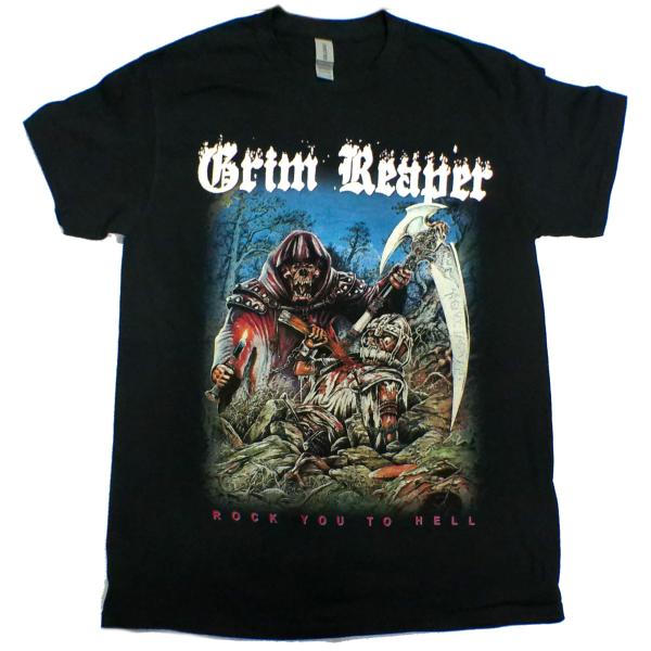 【GRIM REAPER】グリム リーパー「ROCK YOU TO HELL」Tシャツ