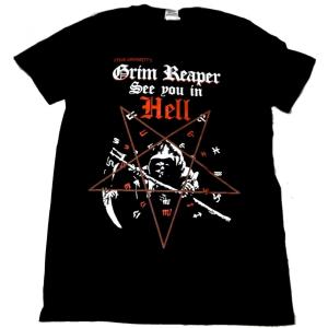 GRIM REAPER「SEE YOU IN HELL」Tシャツ