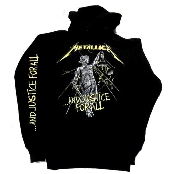 METALLICA「AND JUSTICE FOR ALL」プルオーバーパーカー
