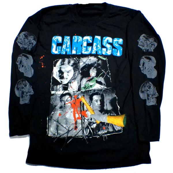 【CARCASS】カーカス「NECROTICISM」ロングスリーブシャツ