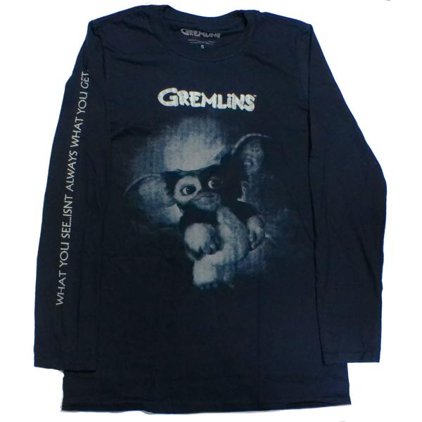 【GREMLINS】グレムリン「GREMLINS GRAPHIC NAVY」ロングスリーブシャツ