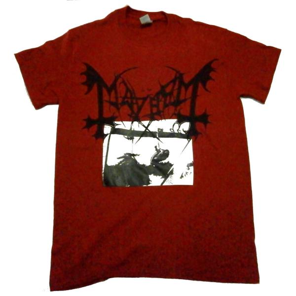 【MAYHEM】メイヘム「DEATHCRUSH RED」Tシャツ