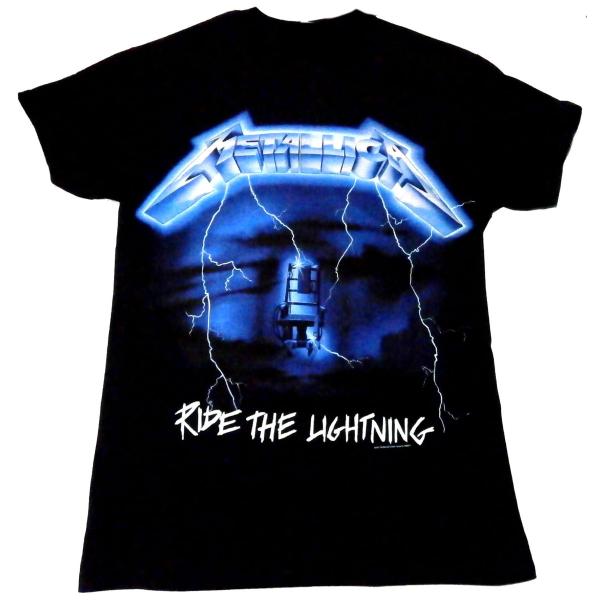 【METALLICA】メタリカ「RIDE THE LIGHTNING TRACKS」Tシャツ