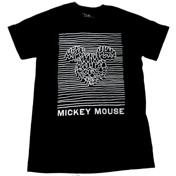 【MICKEY MOUSE】ミッキーマウス「UNKNOWN PLEASURES」Tシャツ