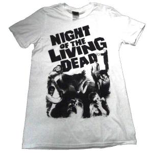 【NIGHT OF THE LIVING DEAD】ナイトオブザリビングデッド「POSTER WHITE」Tシャツ｜NO-REMORSE