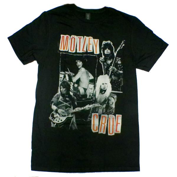 【MOTLEY CRUE】モトリークルー「VINTAGE COLLAGE」Tシャツ