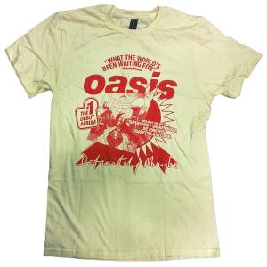OASIS】オアシス「DEFINITELY MAYBE LINE DRAWING」Tシャツ : NO