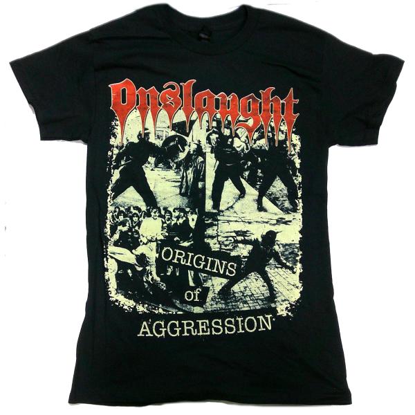 【ONSLAUGHT】オンスロート「ORIGINS OF AGGRESSION」Tシャツ