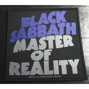 BLACK SABBATH「MASTER OF REALITY」布刺しゅうパッチ