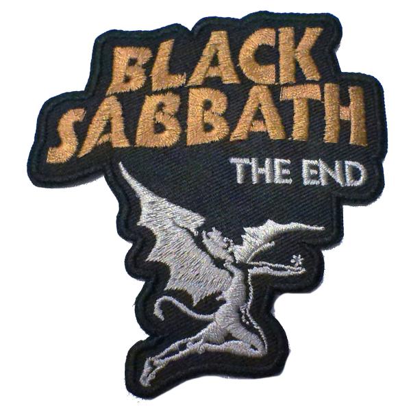 【BLACK SABBATH】ブラックサバス「THE END」布刺しゅうワッペン