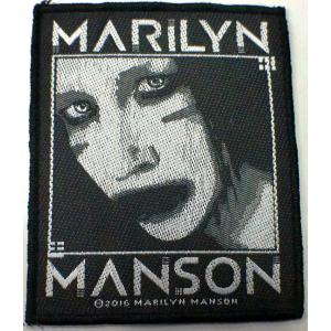 【MARILYN MANSON】マリリン マンソン「VILLAIN」布刺しゅうパッチ