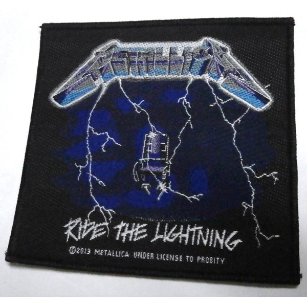 【METALLICA】メタリカ「RIDE THE LIGHTNING」布刺しゅうパッチ