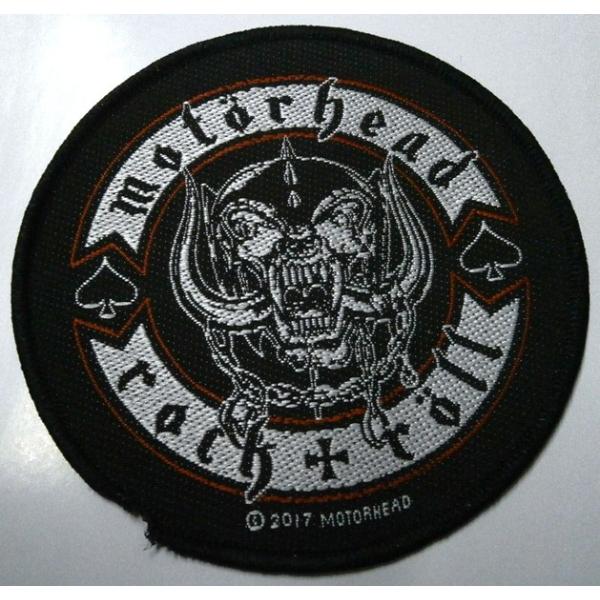 【MOTORHEAD】モーターヘッド「ROCK+ROLL」布刺しゅうパッチ