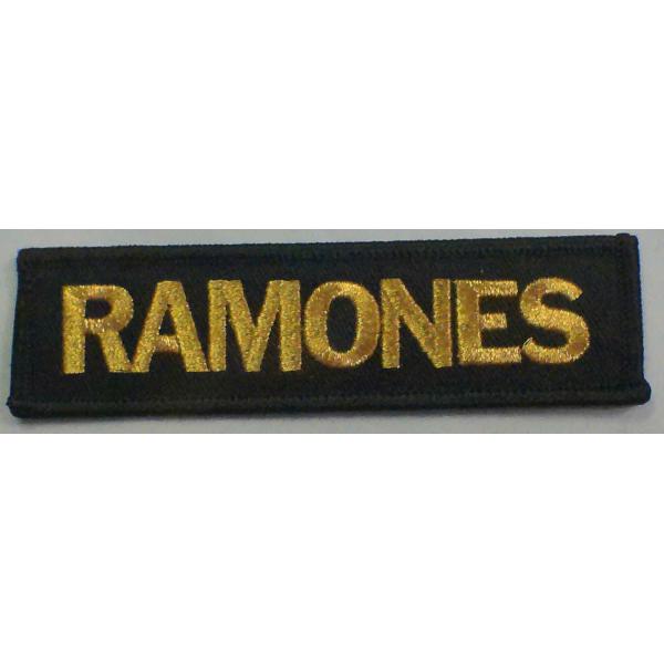 【RAMONES】ラモーンズ「LOGO」布刺しゅうパッチ