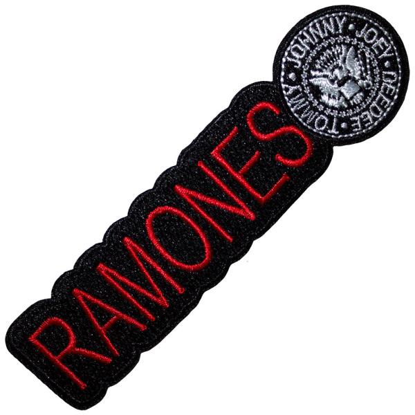 【RAMONES】ラモーンズ「LOGO SEAL」布刺しゅうワッペン