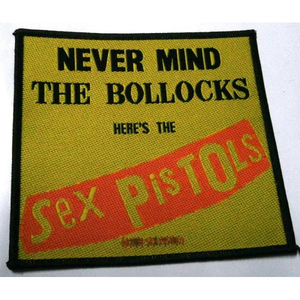 【SEX PISTOLS】セックスピストルズ「NEVER MIND」布刺しゅうパッチ
