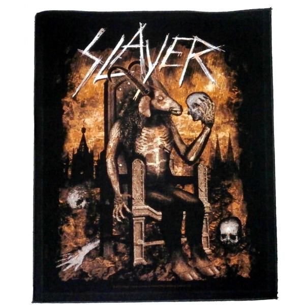 SLAYER「DEVIL ON THRONE」バックパッチ