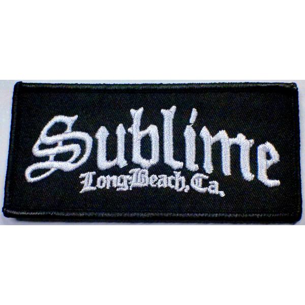 SUBLIME「LOGO」布刺しゅうパッチ