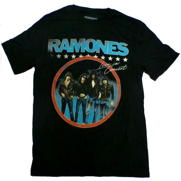 【RAMONES】ラモーンズ「CIRCLE PHOTO」Tシャツ