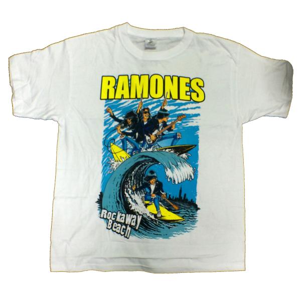 【RAMONES】ラモーンズ「ROCKAWAY BEACH」Tシャツ