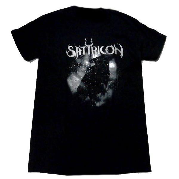 【SATYRICON】サティリコン「BLACK CROW AND A TOMBSTONE」Tシャツ