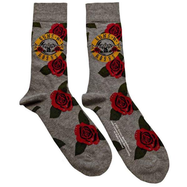 【GUNS&amp;ROSES】ガンズアンドローゼズ「BULLET ROSES」クルーソックス