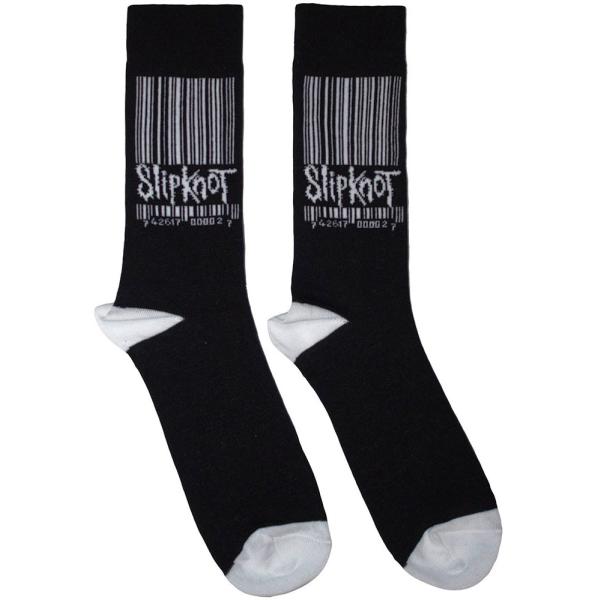 【SLIPKNOT】スリップノット「LARGE BARCODE」クルーソックス