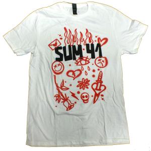 【SUM 41】サム フォーティーワン「SKETCHES」Tシャツ｜NO-REMORSE