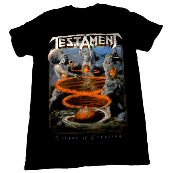 【TESTAMENT】テスタメント「TITANS OF CREATION」Tシャツ