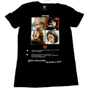 The Beatles ザ・ビートルズ Tシャツ LET IT BE ブラック ロックT