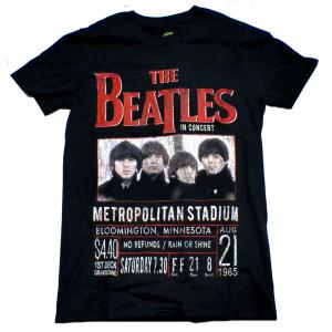 The Beatles ザ・ビートルズ Tシャツ LET IT BE ブラック ロックT