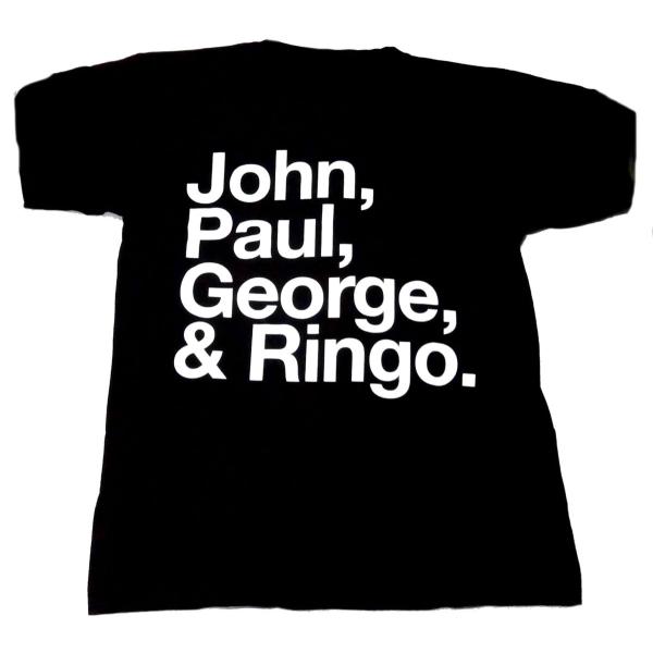 【THE BEATLES】ビートルズ「NAMES」Tシャツ