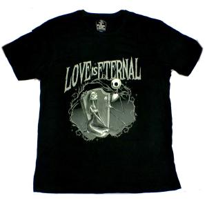 【THE NIGHTMARE BEFORE CHRISTMAS】ナイトメアビフォアクリスマス「LOVE IS ETERNAL」Tシャツ