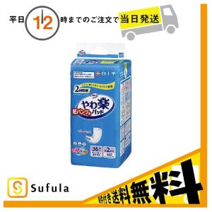 ケース販売 サルバ 紙パンツ用やわ楽パッド 2回吸収 36枚入 白十字 4個セット