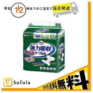 サルバ 強力吸収テープ止め L 10枚入 白十字