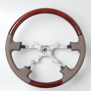 ゴリラ　トヨタ　ランドクルーザー70 ステアリング　ウッドレザーハンドル 楽天市場】ランクル 70系 73 74 76 77 コンビハンドル ウッドコンビ
