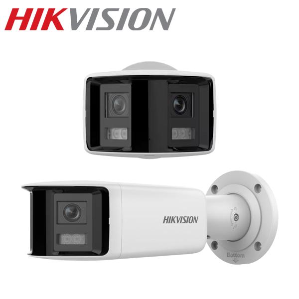 [HIKVISION] [IP-4M] デュアルレンズ(2.8mm)パノラマ 24時間カラーAI I...