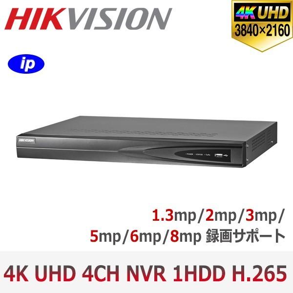 [HIKVISION] [IP-NVR 4CH] FULL-HD  IP NVR 4CH ネットワー...