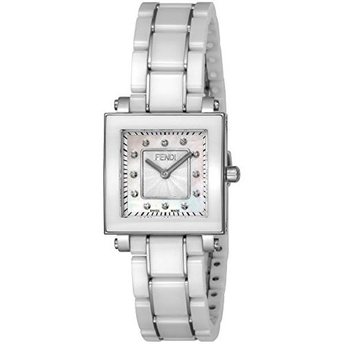 [フェンディ] 腕時計 CERAMIC ホワイトパール文字盤 ダイヤモンド F622240BD レデ...