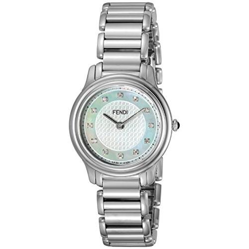 [フェンディ] 腕時計 クラシコラウンド ホワイトパール文字盤 ダイヤモンド F251024500D...