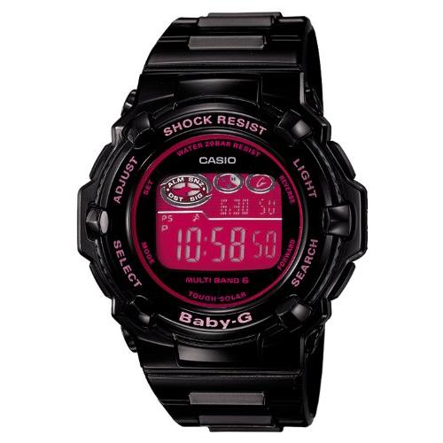 [カシオ] 腕時計 ベビージー 電波ソーラー BGR-3003-1BJF ブラック