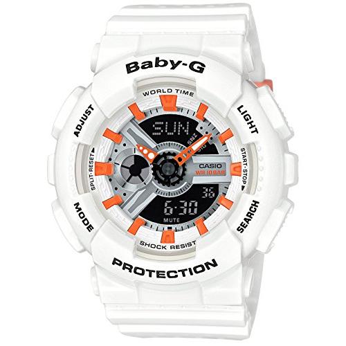 [カシオ] 腕時計 ベビージー パンチングパターンシリーズ BA-110PP-7A2JF ホワイト